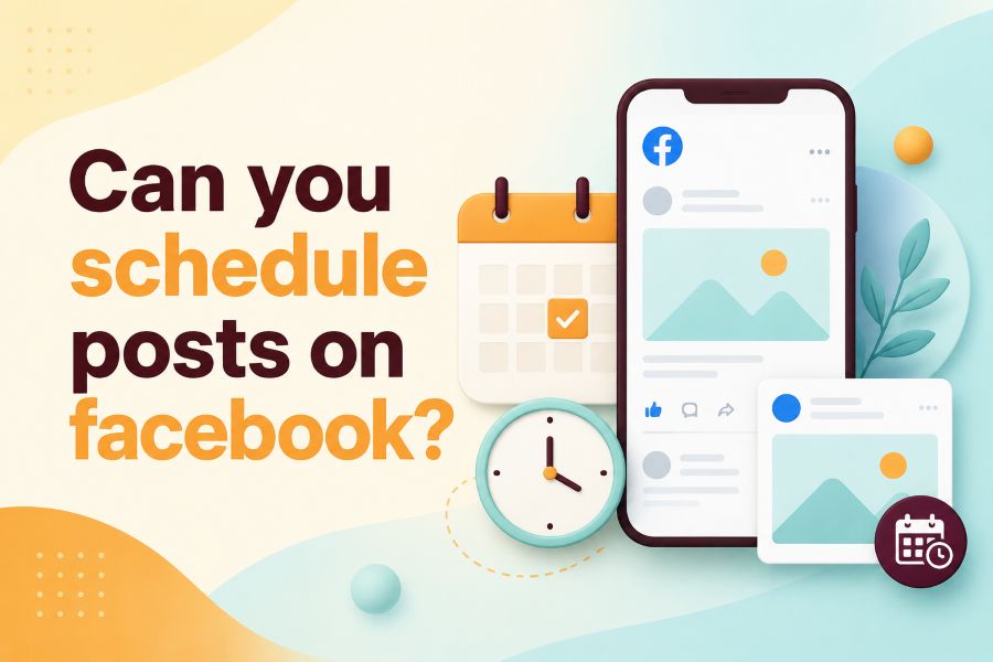 Can you schedule posts on Facebook